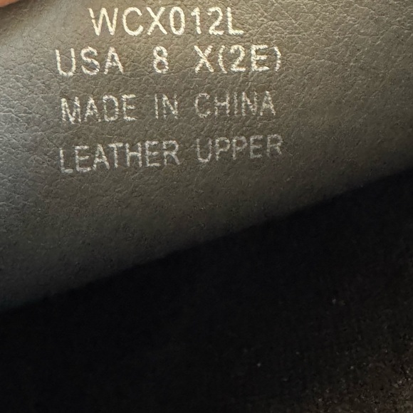 Propet Black Leather Shoes Womens Oxfords Sz 8 Wide 2E Chantel Embossed Comfort - Picture 6 of 7